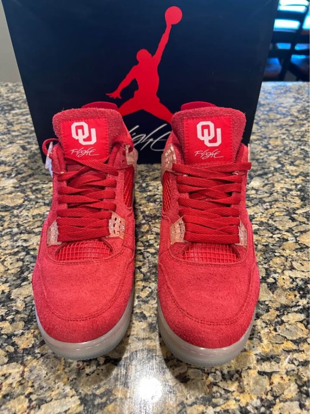 Jordan 4's Size 9 University of Oklahoma